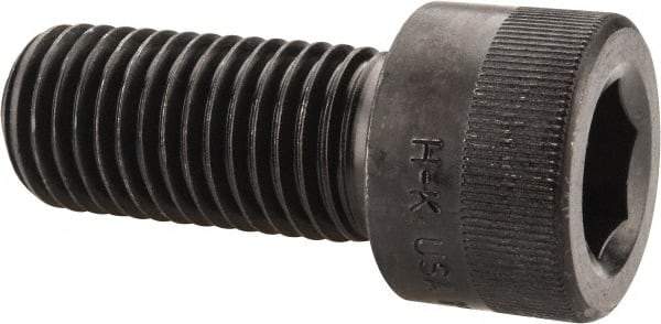 Holo-Krome - 1-8 UNC Hex Socket Drive, Socket Cap Screw - Alloy Steel, Black Oxide Finish, Fully Threaded, 2-1/4" Length Under Head - Industrial Tool & Supply