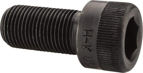 Holo-Krome - 1-8 UNC Hex Socket Drive, Socket Cap Screw - Alloy Steel, Black Oxide Finish, Fully Threaded, 2-3/4" Length Under Head - Industrial Tool & Supply