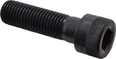 Holo-Krome - 1-8 UNC Hex Socket Drive, Socket Cap Screw - Alloy Steel, Black Oxide Finish, Partially Threaded, 3-1/2" Length Under Head - Industrial Tool & Supply