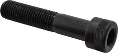 Holo-Krome - 1-8 UNC Hex Socket Drive, Socket Cap Screw - Alloy Steel, Black Oxide Finish, Partially Threaded, 5" Length Under Head - Industrial Tool & Supply