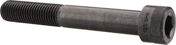 Holo-Krome - 1-8 UNC Hex Socket Drive, Socket Cap Screw - Alloy Steel, Black Oxide Finish, Partially Threaded, 7" Length Under Head - Industrial Tool & Supply