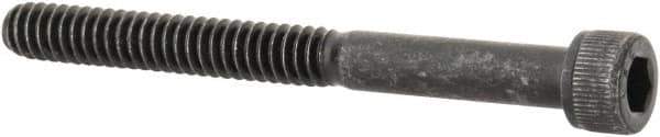 Value Collection - #10-24 UNC Hex Socket Drive, Socket Cap Screw - Alloy Steel, Black Oxide Finish, Partially Threaded, 2" Length Under Head - Industrial Tool & Supply