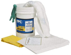 Brady SPC Sorbents - 9 Gal Capacity Universal Spill Kit - 6.5 Gal Bucket - Industrial Tool & Supply