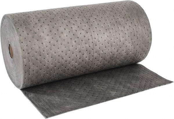 Brady SPC Sorbents - 35 Gal Capacity per Package, Universal Roll - 150' Long x 30" Wide, Polypropylene - Industrial Tool & Supply