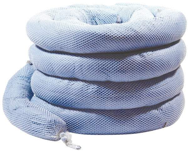 Brady SPC Sorbents - 32 Gal, 10' Long, 5" Diam, Boom - Oil Only, Blue - Industrial Tool & Supply