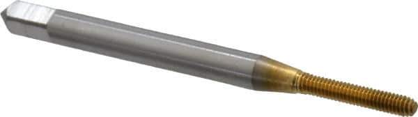 OSG - M2x0.40 Metric Coarse D5 Thread Limit Modified Bottoming Thread Forming Tap - Cobalt, TiN Finish, 1-3/4" OAL, 7/16" Thread Length, Right Hand Thread, Series HY-PRO NRT - Exact Industrial Supply