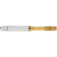 OSG - M6x1.00 Metric Coarse D5 Thread Limit Modified Bottoming Thread Forming Tap - Cobalt, TiN Finish, 2-1/2" OAL, 1" Thread Length, Right Hand Thread, Series HY-PRO NRT - Exact Industrial Supply