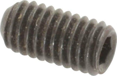 Holo-Krome - #10-32 UNF, 3/8" OAL, Cup Point Set Screw - Grade 8 Alloy Steel, 3/32" Key - Industrial Tool & Supply