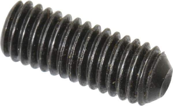 Holo-Krome - #10-32 UNF, 1/2" OAL, Cup Point Set Screw - Grade 8 Alloy Steel, 3/32" Key - Industrial Tool & Supply
