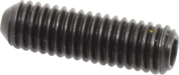 Holo-Krome - #10-32 UNF, 5/8" OAL, Cup Point Set Screw - Grade 8 Alloy Steel, 3/32" Key - Industrial Tool & Supply