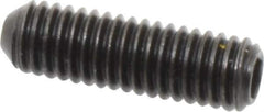 Holo-Krome - #10-32 UNF, 5/8" OAL, Cup Point Set Screw - Grade 8 Alloy Steel, 3/32" Key - Industrial Tool & Supply
