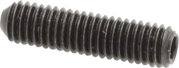 Holo-Krome - #10-32 UNF, 3/4" OAL, Cup Point Set Screw - Grade 8 Alloy Steel, 3/32" Key - Industrial Tool & Supply