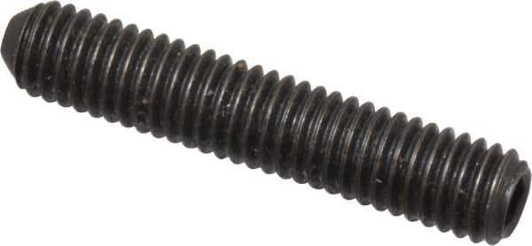 Holo-Krome - #10-32 UNF, 1" OAL, Cup Point Set Screw - Grade 8 Alloy Steel, 3/32" Key - Industrial Tool & Supply