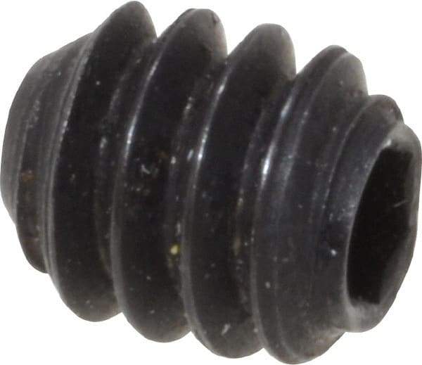 Holo-Krome - #4-40 UNC, 1/8" OAL, Cup Point Set Screw - Grade 8 Alloy Steel, 0.05" Key - Industrial Tool & Supply
