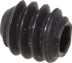 Holo-Krome - #4-40 UNC, 1/8" OAL, Cup Point Set Screw - Grade 8 Alloy Steel, 0.05" Key - Industrial Tool & Supply