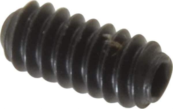 Holo-Krome - #4-40 UNC, 1/4" OAL, Cup Point Set Screw - Grade 8 Alloy Steel, 0.05" Key - Industrial Tool & Supply