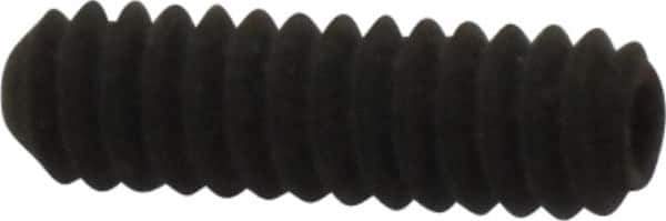 Holo-Krome - #4-40 UNC, 3/8" OAL, Cup Point Set Screw - Grade 8 Alloy Steel, 0.05" Key - Industrial Tool & Supply