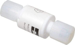 Parker - 3/8" PTFE Check Valve - Inline, PARGRIP x PARGRIP, 120 WOG - Industrial Tool & Supply