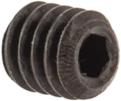 Holo-Krome - #4-48 UNF, 1/8" OAL, Cup Point Set Screw - Grade 8 Alloy Steel, 0.05" Key - Industrial Tool & Supply