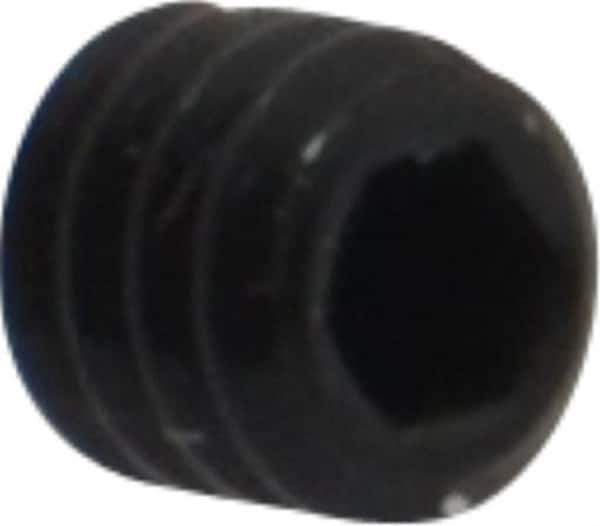 Holo-Krome - #5-40 UNC, 1/8" OAL, Cup Point Set Screw - Grade 8 Alloy Steel, 1/16" Key - Industrial Tool & Supply