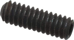 Holo-Krome - #5-40 UNC, 3/8" OAL, Cup Point Set Screw - Grade 8 Alloy Steel, 1/16" Key - Industrial Tool & Supply