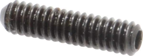 Holo-Krome - #5-40 UNC, 1/2" OAL, Cup Point Set Screw - Grade 8 Alloy Steel, 1/16" Key - Industrial Tool & Supply