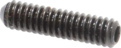 Holo-Krome - #5-40 UNC, 1/2" OAL, Cup Point Set Screw - Grade 8 Alloy Steel, 1/16" Key - Industrial Tool & Supply