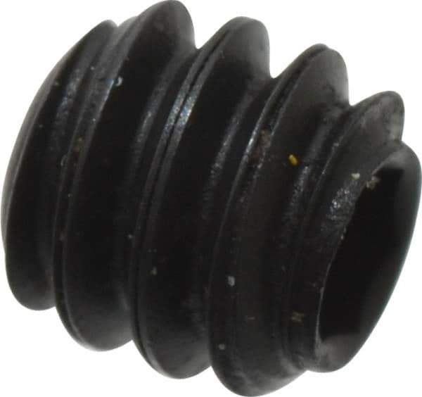Holo-Krome - #6-32 UNC, 1/8" OAL, Cup Point Set Screw - Grade 8 Alloy Steel, 1/16" Key - Industrial Tool & Supply