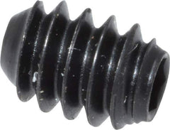 Holo-Krome - #6-32 UNC, 3/16" OAL, Cup Point Set Screw - Grade 8 Alloy Steel, 1/16" Key - Industrial Tool & Supply
