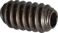 Holo-Krome - #6-32 UNC, 1/4" OAL, Cup Point Set Screw - Grade 8 Alloy Steel, 1/16" Key - Industrial Tool & Supply