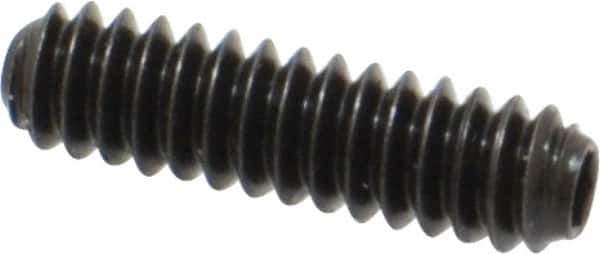 Holo-Krome - #6-32 UNC, 1/2" OAL, Cup Point Set Screw - Grade 8 Alloy Steel, 1/16" Key - Industrial Tool & Supply