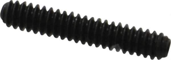 Holo-Krome - #6-32 UNC, 3/4" OAL, Cup Point Set Screw - Grade 8 Alloy Steel, 1/16" Key - Industrial Tool & Supply