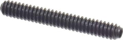 Holo-Krome - #6-32 UNC, 1" OAL, Cup Point Set Screw - Grade 8 Alloy Steel, 1/16" Key - Industrial Tool & Supply