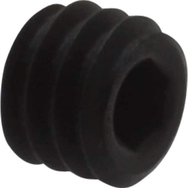 Holo-Krome - #8-32 UNC, 1/8" OAL, Cup Point Set Screw - Grade 8 Alloy Steel, 5/64" Key - Industrial Tool & Supply