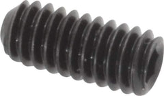 Holo-Krome - #8-32 UNC, 3/8" OAL, Cup Point Set Screw - Grade 8 Alloy Steel, 5/64" Key - Industrial Tool & Supply