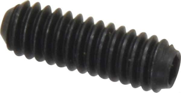 Holo-Krome - #8-32 UNC, 1/2" OAL, Cup Point Set Screw - Grade 8 Alloy Steel, 5/64" Key - Industrial Tool & Supply