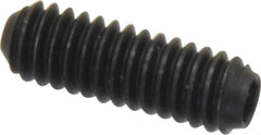 Holo-Krome - #8-32 UNC, 1/2" OAL, Cup Point Set Screw - Grade 8 Alloy Steel, 5/64" Key - Industrial Tool & Supply