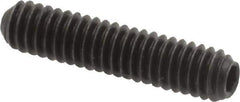 Holo-Krome - #8-32 UNC, 3/4" OAL, Cup Point Set Screw - Grade 8 Alloy Steel, 5/64" Key - Industrial Tool & Supply