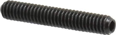 Holo-Krome - #8-32 UNC, 1" OAL, Cup Point Set Screw - Grade 8 Alloy Steel, 5/64" Key - Industrial Tool & Supply