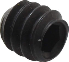 Holo-Krome - #10-24 UNC, 3/16" OAL, Cup Point Set Screw - Grade 8 Alloy Steel, 3/32" Key - Industrial Tool & Supply