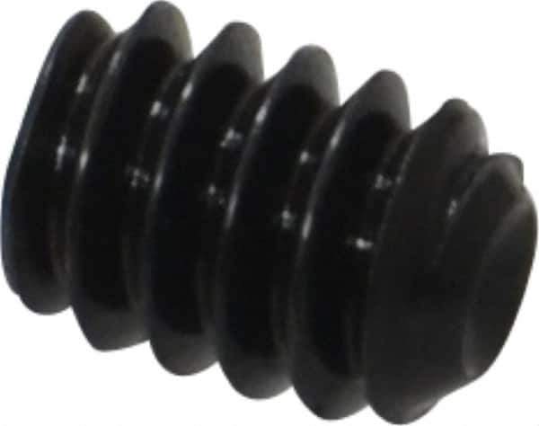 Holo-Krome - #10-24 UNC, 1/4" OAL, Cup Point Set Screw - Grade 8 Alloy Steel, 3/32" Key - Industrial Tool & Supply
