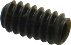 Holo-Krome - #10-24 UNC, 3/8" OAL, Cup Point Set Screw - Grade 8 Alloy Steel, 3/32" Key - Industrial Tool & Supply