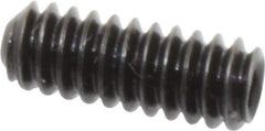 Holo-Krome - #10-24 UNC, 1/2" OAL, Cup Point Set Screw - Grade 8 Alloy Steel, 3/32" Key - Industrial Tool & Supply
