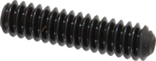 Holo-Krome - #10-24 UNC, 3/4" OAL, Cup Point Set Screw - Grade 8 Alloy Steel, 3/32" Key - Industrial Tool & Supply