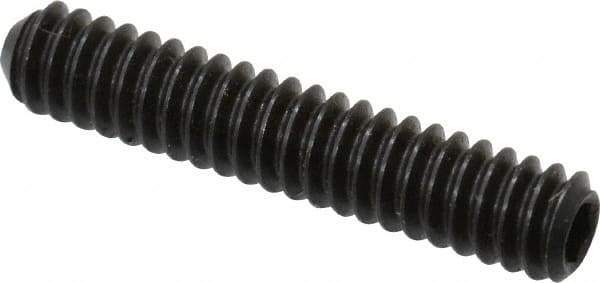 Holo-Krome - #10-24 UNC, 1" OAL, Cup Point Set Screw - Grade 8 Alloy Steel, 3/32" Key - Industrial Tool & Supply