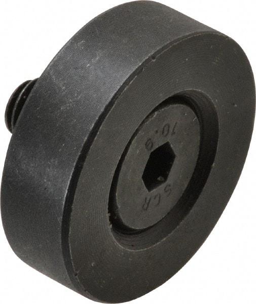 Gibraltar - 5/16-18 Thread, 1-1/4" OD, 3/8" High, Flat Foot - Steel & Lead Alloy - Industrial Tool & Supply
