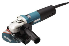 Makita - 6" Wheel Diam, 4,000 to 9,000 RPM, Corded Angle & Disc Grinder - 5/8-11 Spindle, 120 Volts, 12 Amps - Industrial Tool & Supply