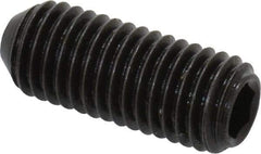 Holo-Krome - 1/4-28 UNF, 5/8" OAL, Cup Point Set Screw - Grade 8 Alloy Steel, 1/8" Key - Industrial Tool & Supply