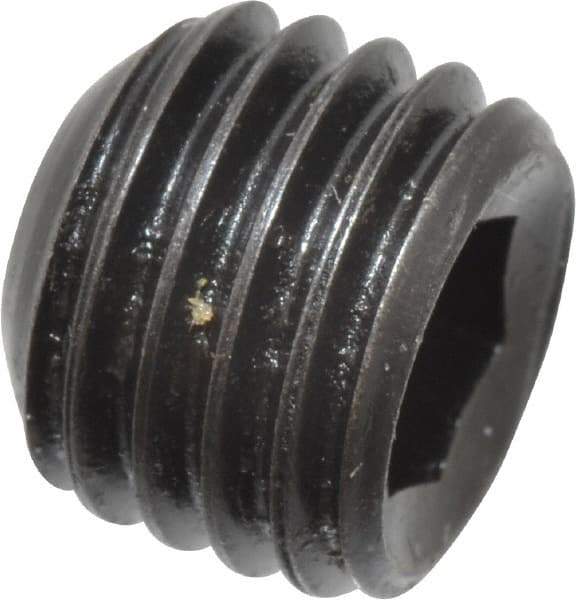 Holo-Krome - 5/16-24 UNF, 1/4" OAL, Cup Point Set Screw - Grade 8 Alloy Steel, 5/32" Key - Industrial Tool & Supply
