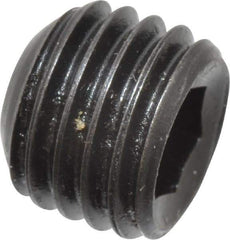 Holo-Krome - 5/16-24 UNF, 1/4" OAL, Cup Point Set Screw - Grade 8 Alloy Steel, 5/32" Key - Industrial Tool & Supply